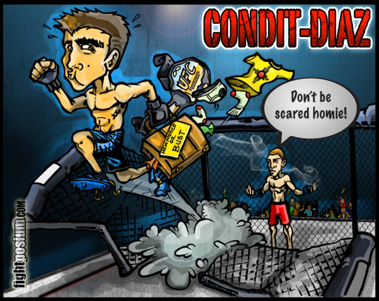 UFC 143 Condit vs Diaz Running High! he debacle that was the UFC 143 Main event! Condit – Diaz fighting for the UFC interim-welterweight
