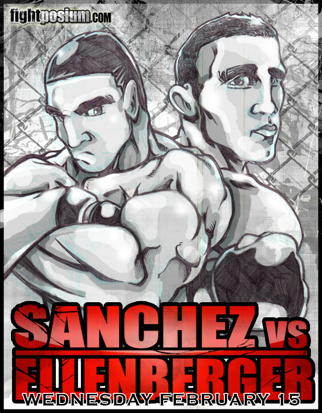 Sanchez vs Ellenberger Fuel TV "leaving it all in the cage and NOT fighting for points!"