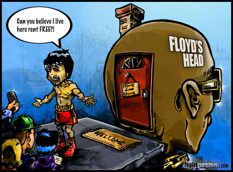 Manny Pacquiao's New Home. Floyd gets worked up and defensive. However, when you mention Floyd Mayweather to Manny Pacquiao, Manny could care less and doesn’t resort to bad mouthing Floyd.