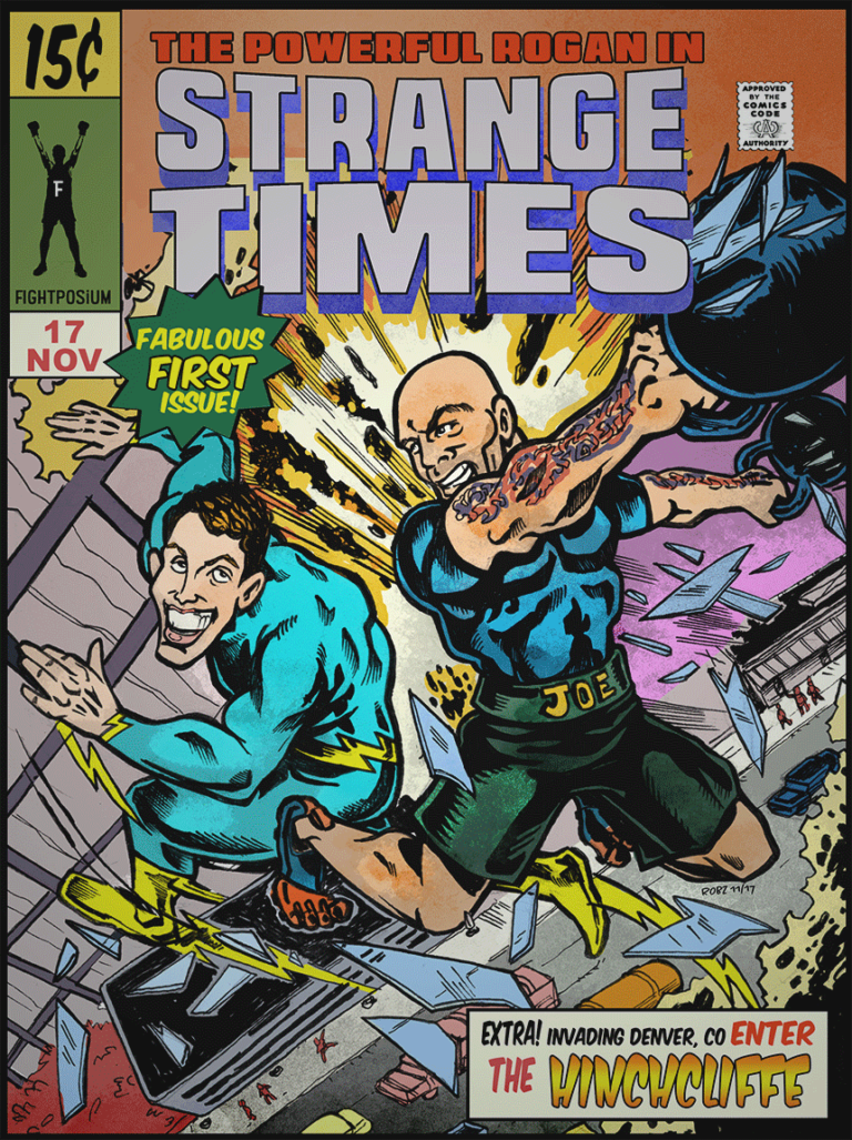 The Powerful Rogan in Strange Times Comic Book Cover