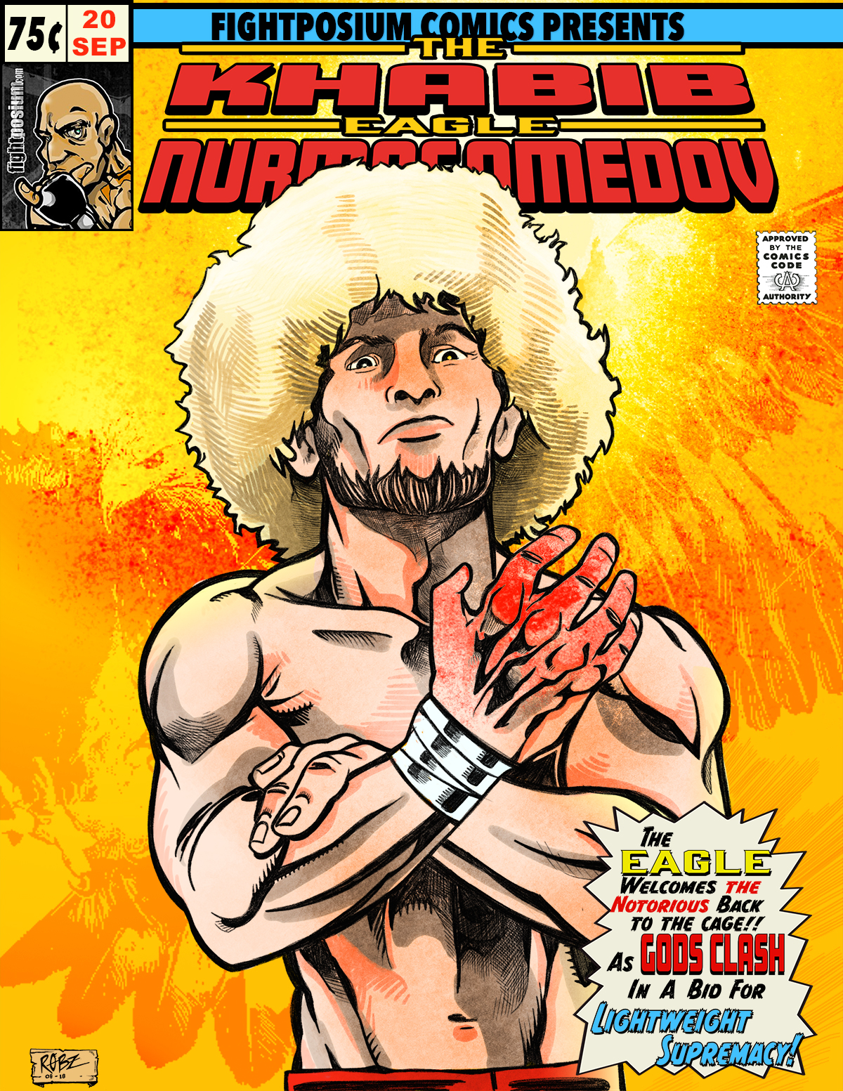 Read more about the article Khabib “The Eagle” Nurmagomedov – The Eagle Welcomes The Notorious Back to the Cage!