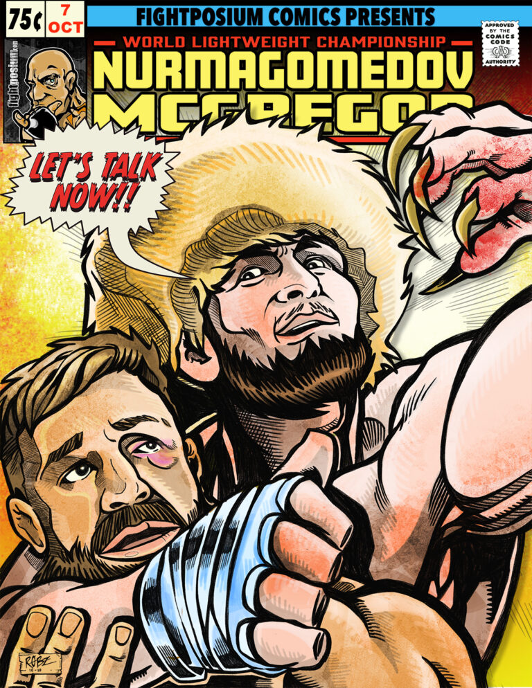 The UFC 229, Khabib Nurmagomedov vs Conor McGregor Comic book cover finale!