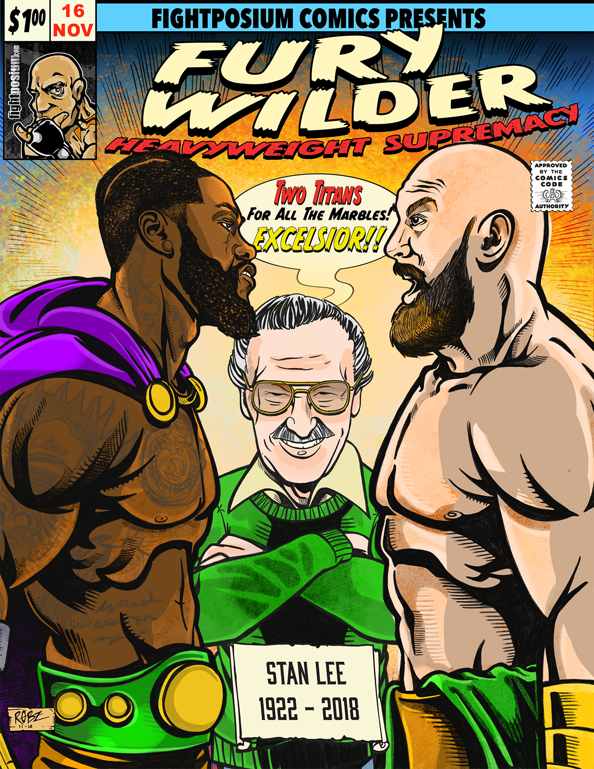 You are currently viewing Wilder vs Fury – A Stan Lee Tribute. EXCELSIOR!