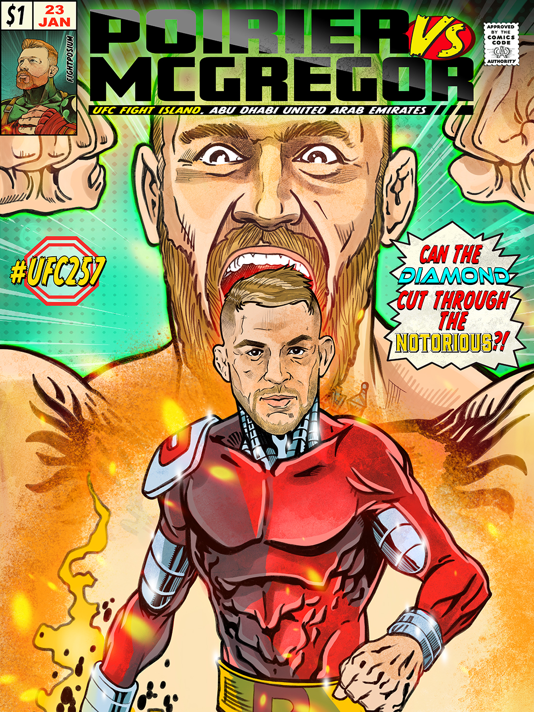 Read more about the article Poirier vs McGregor II – The Diamond vs The Notorious!