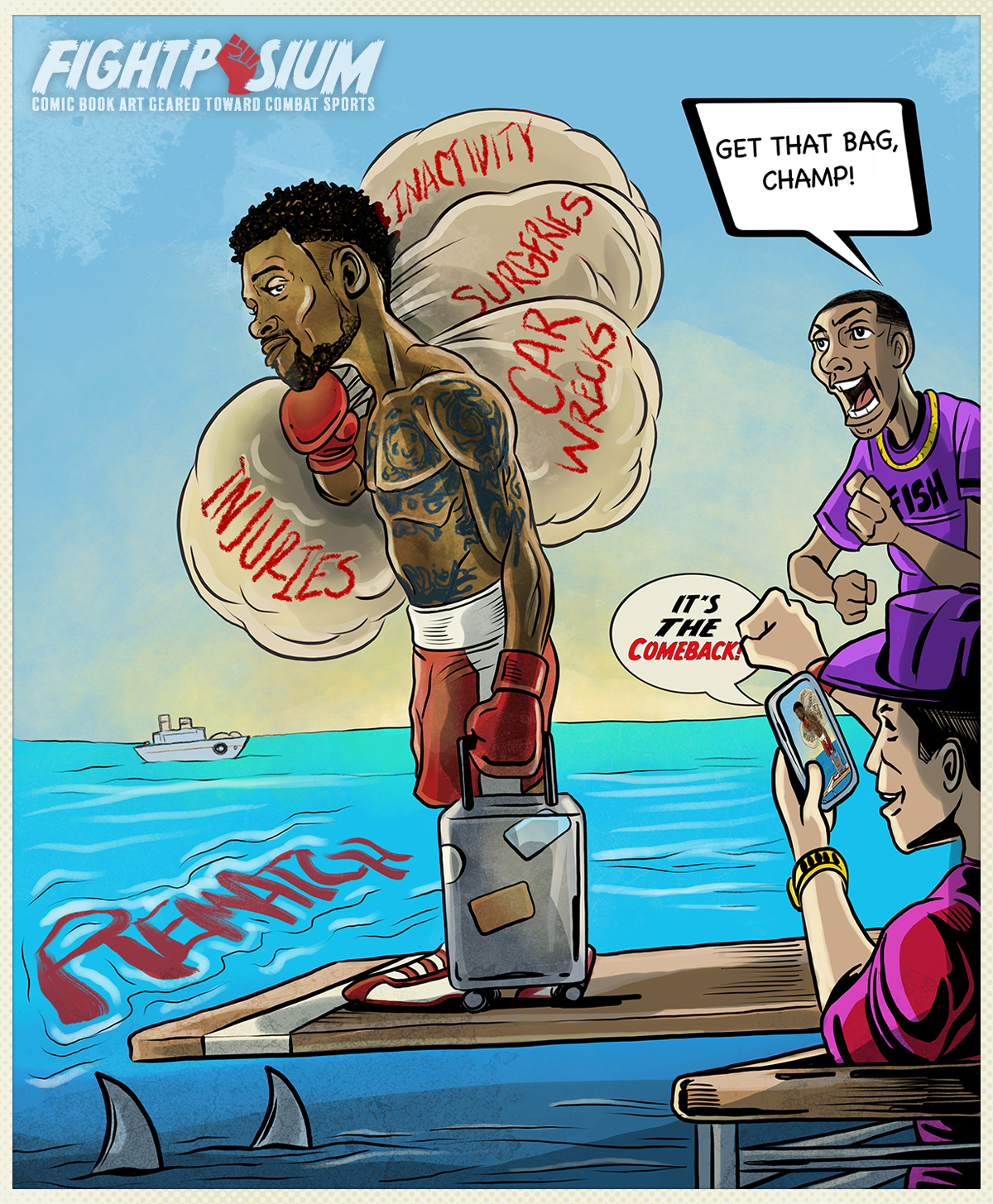 Read more about the article Spence’s Final Voyage: Boxing the Plank with Cheers and Cracks