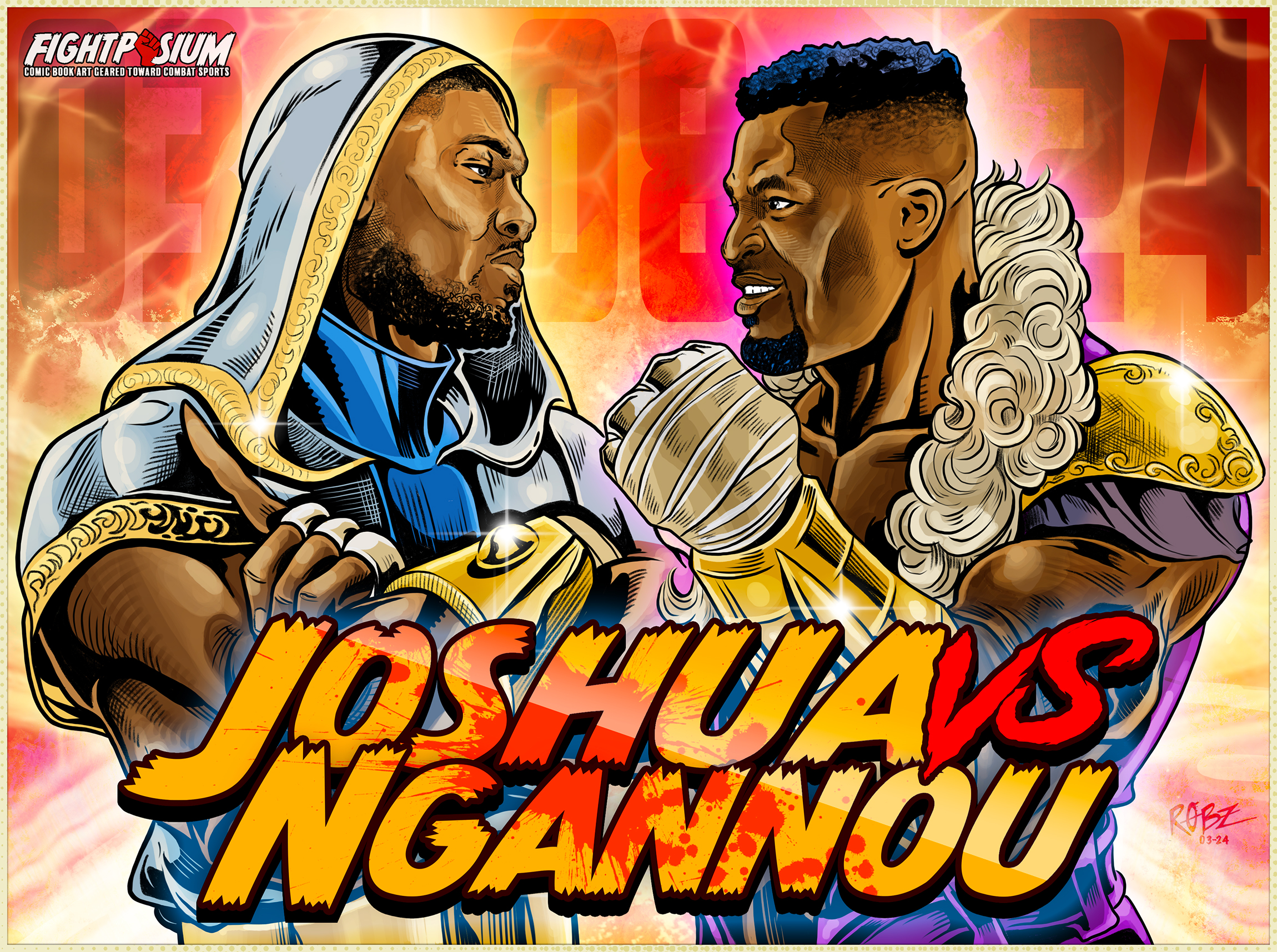 Read more about the article Knockout Chaos: Joshua vs. Ngannou Showdown Ignites Social Media Frenzy in Saudi Arabia!